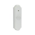 Iq America WD6104A Wireless Doorbell Pushbutton Replacement Slimline Non-lighted White WD6104A